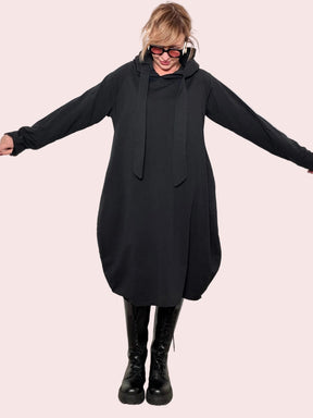 Abito Felpa Oversize con Cappuccio – Comfort Urbano al Massimo