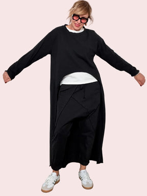 Abito Felpa lunga dietro – Comfort Urbano con Stile