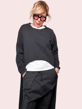 Abito Felpa lunga dietro – Comfort Urbano con Stile