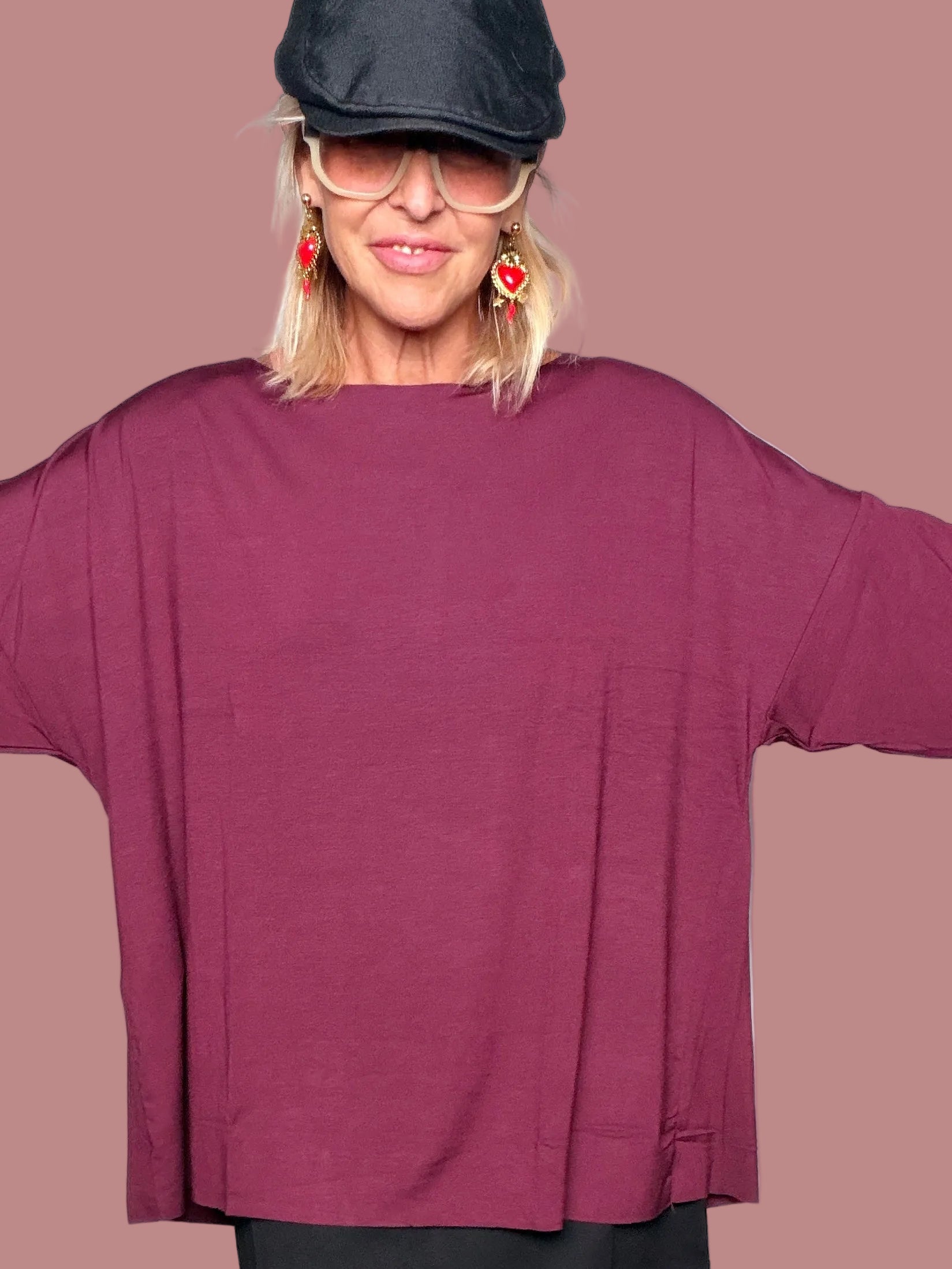 Kimono Top Oversize Maniche a Pipistrello | 3 Colori