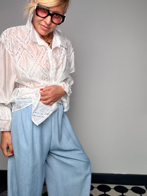 Jeans Wide Leg Celeste