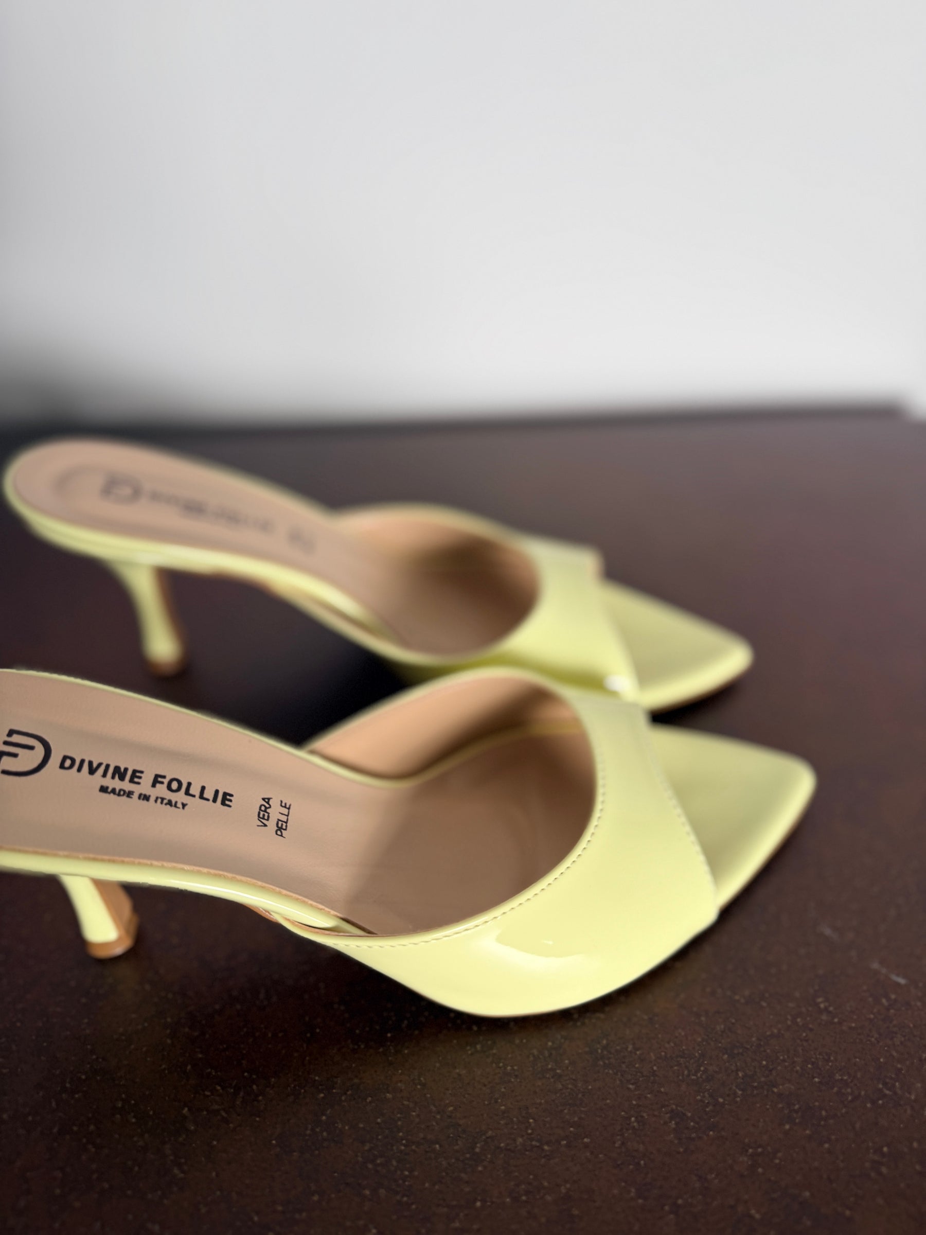Mule Kitten Heel Vera Pelle