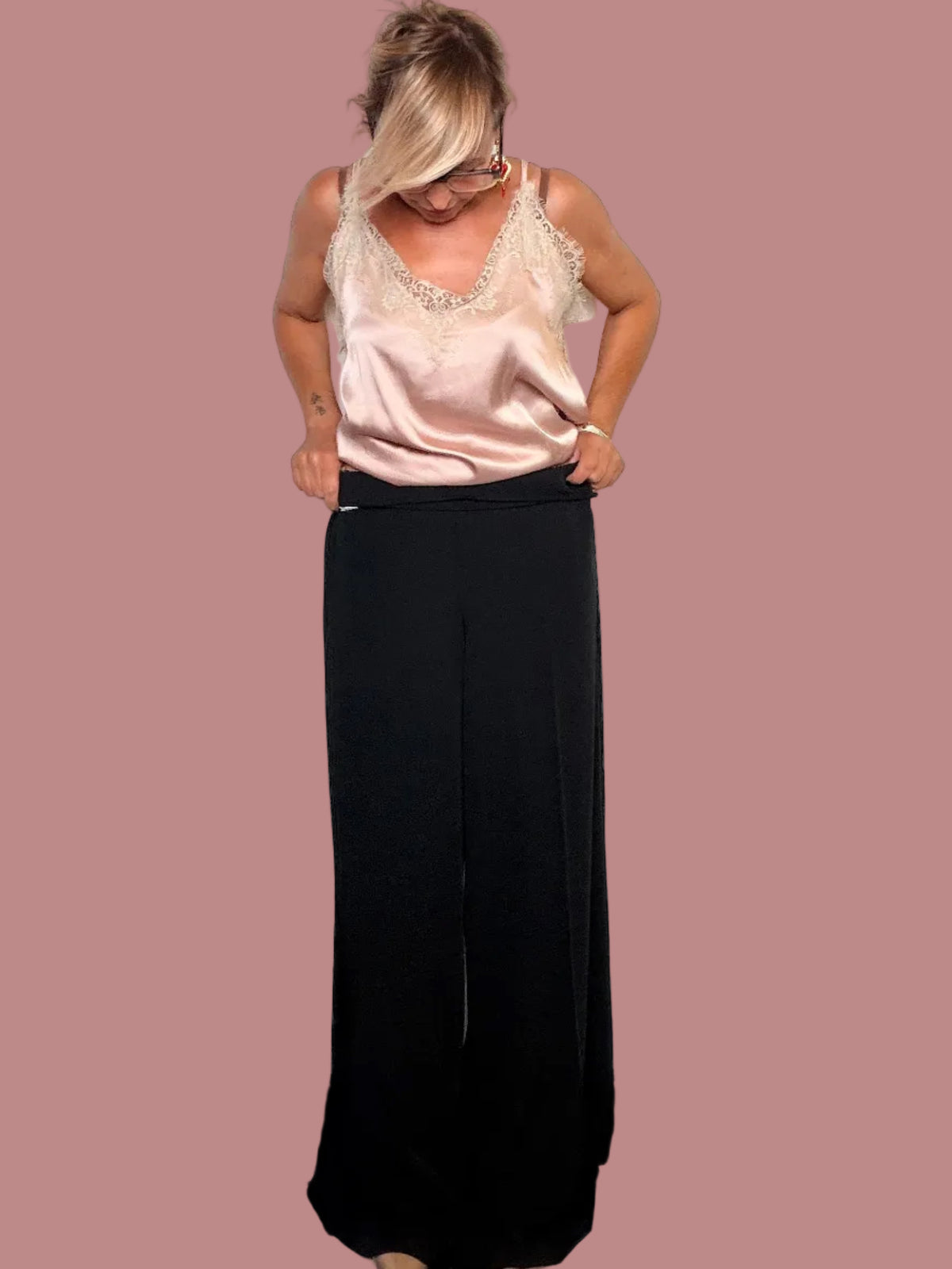 Pantalone Fluido Palazzo