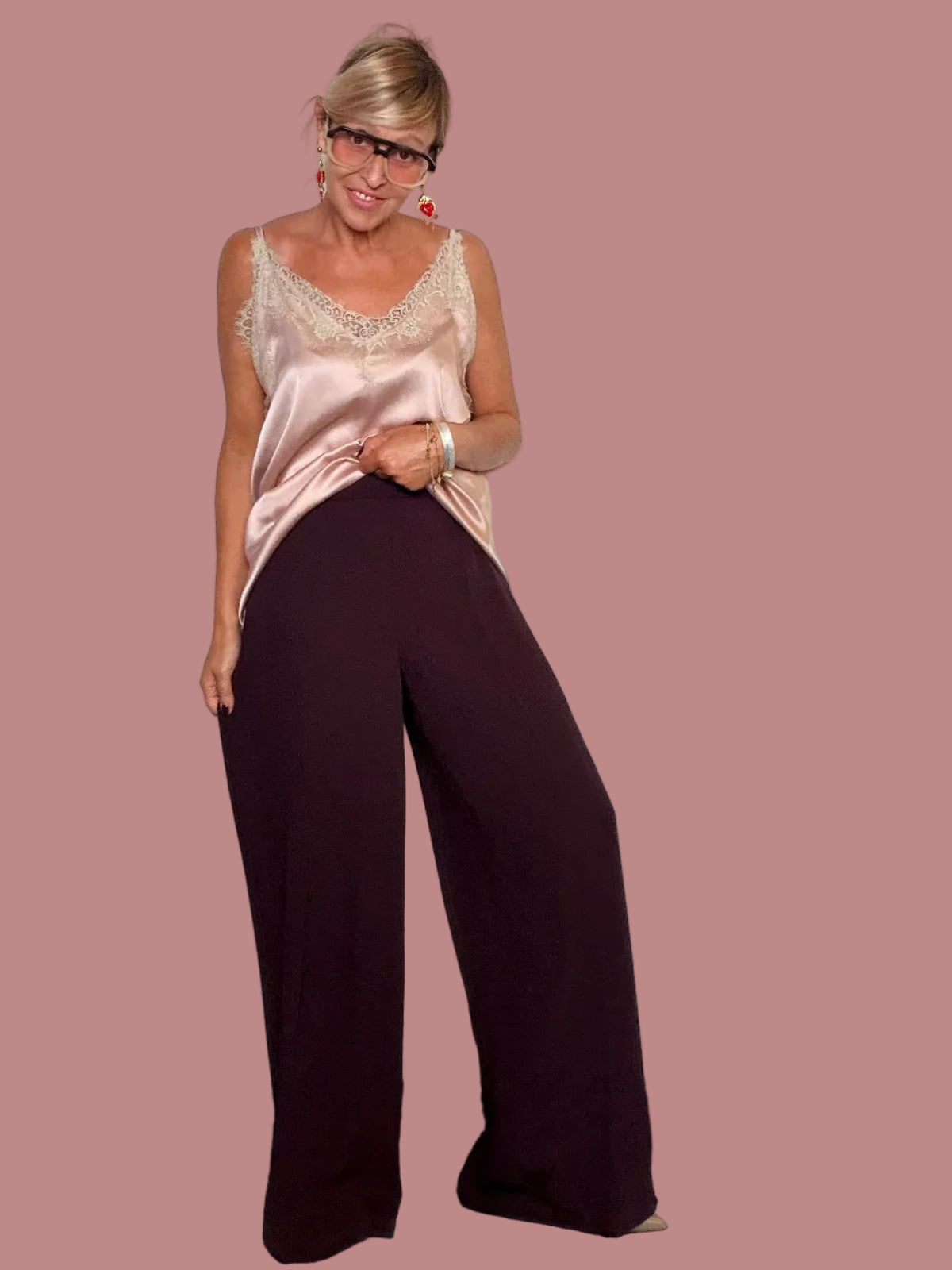 Pantalone Fluido Palazzo