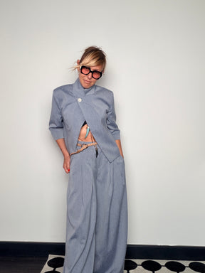 Pantalone Palazzo Grigio Sartoriale