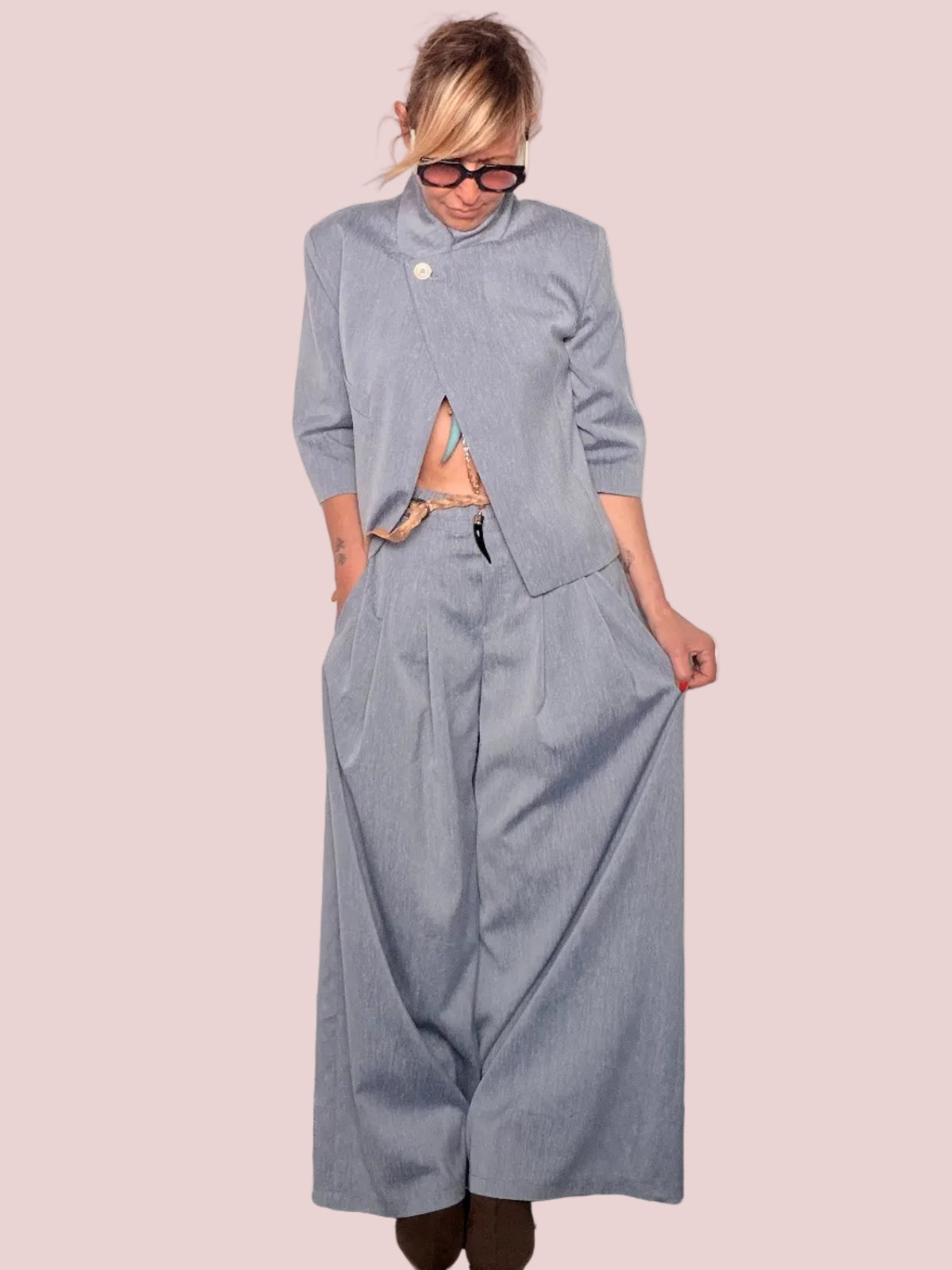 Pantalone Palazzo Grigio Sartoriale