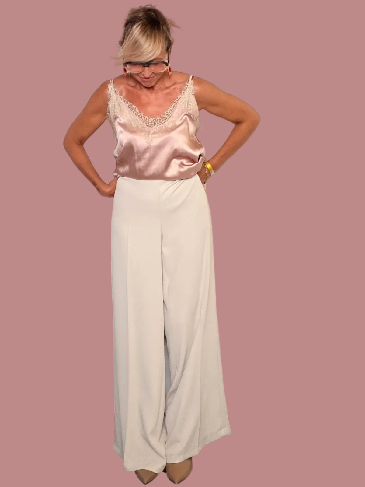 Pantalone Fluido Palazzo