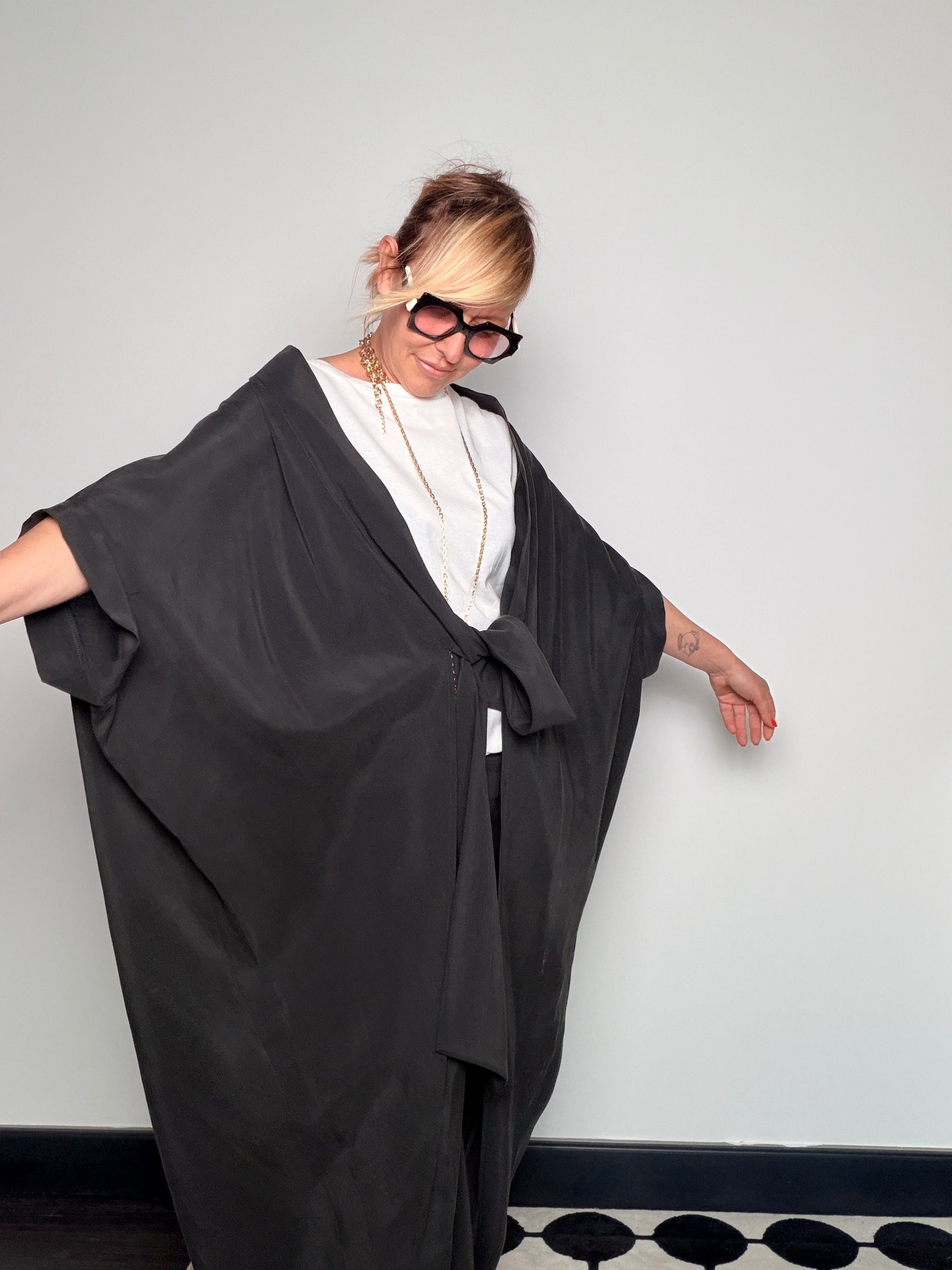 Caban Kimono Maxi Oversize