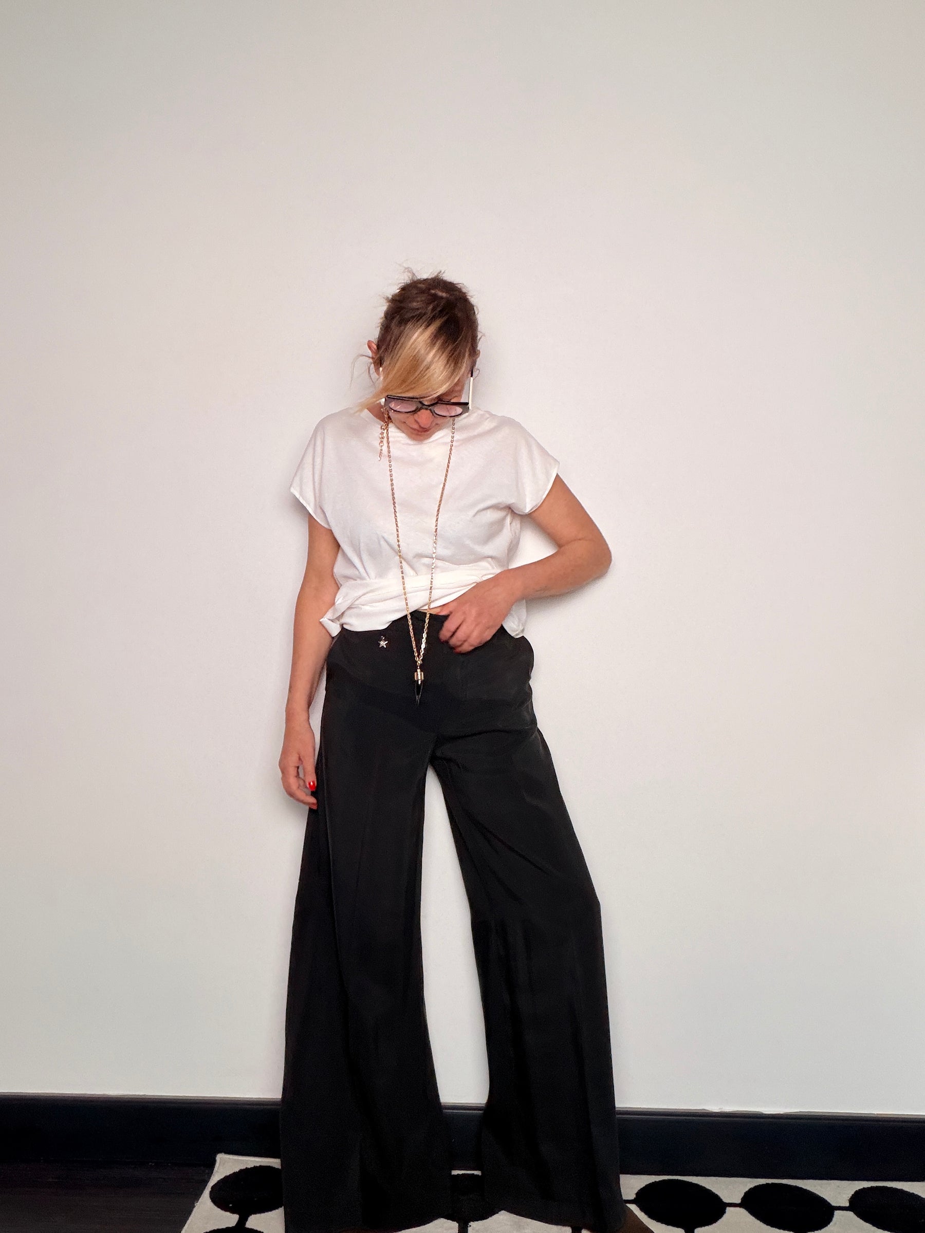 Pantalone Zampa Modal Fluido