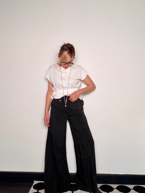 Pantalone Zampa Modal Fluido