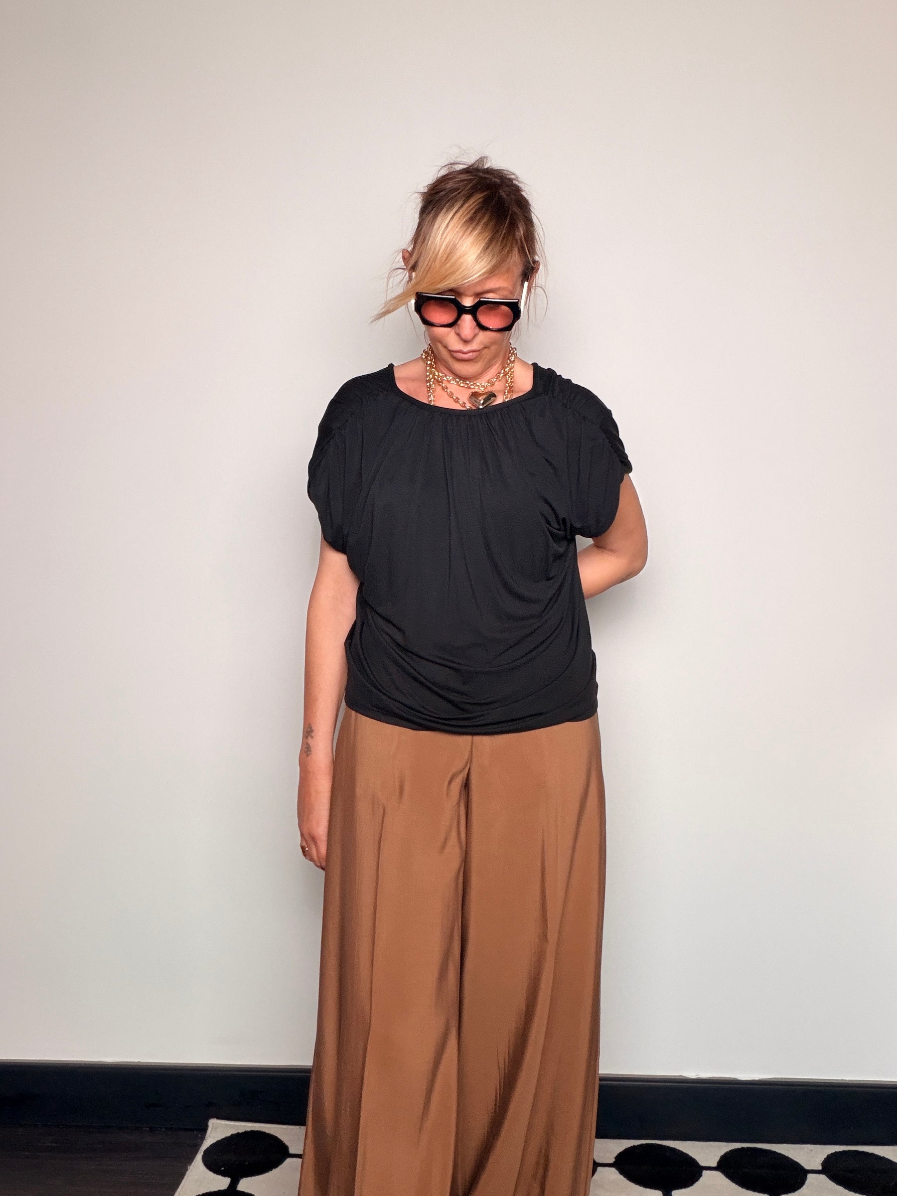 Pantalone Zampa Modal Fluido