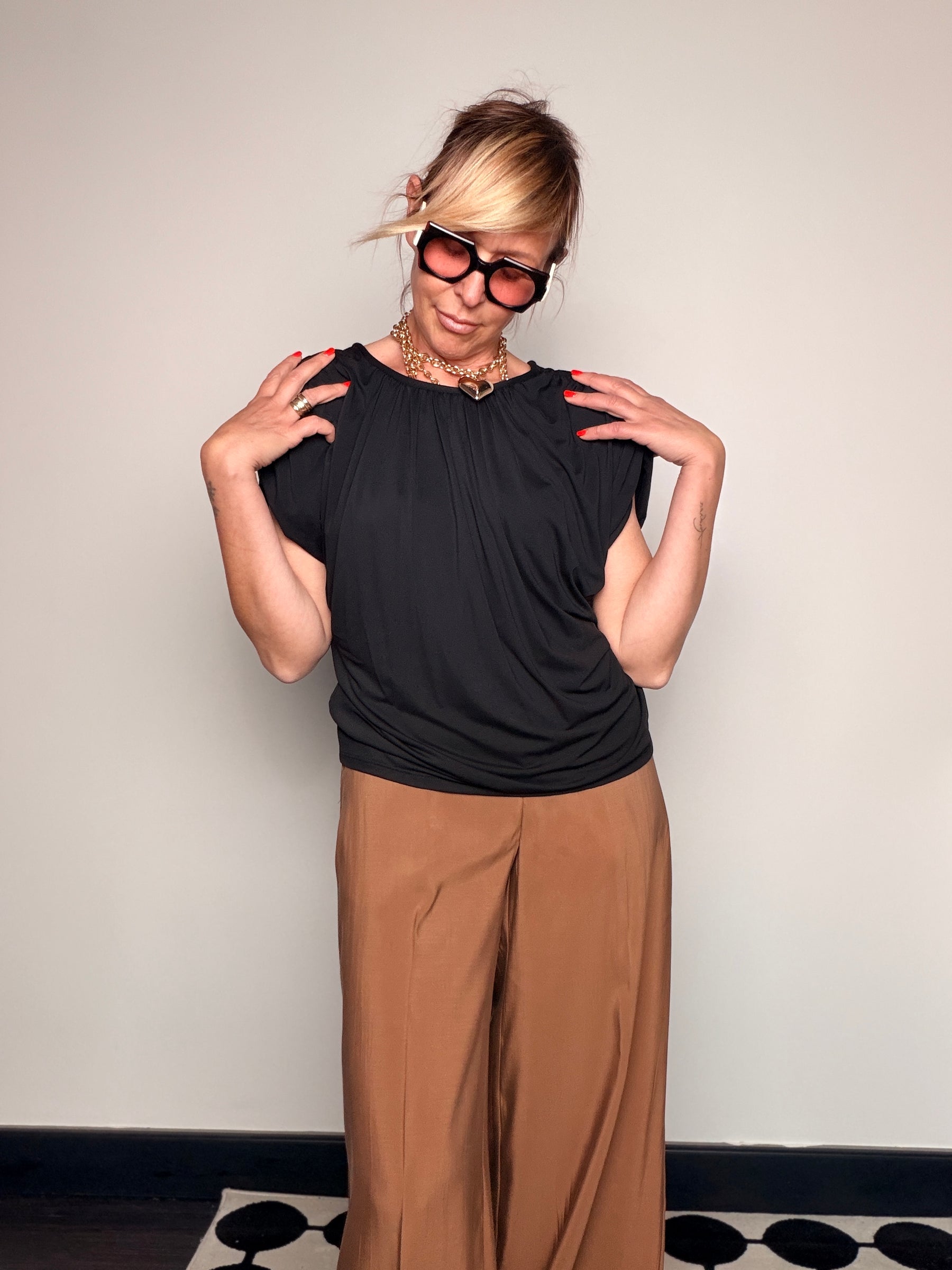 Pantalone Zampa Modal Fluido