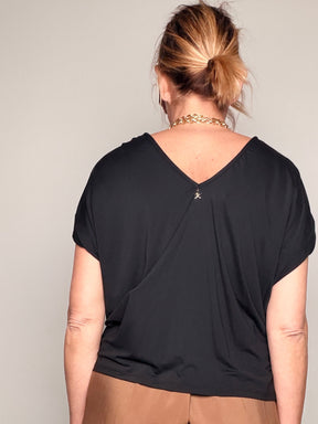 Maglia drappeggiata jersey