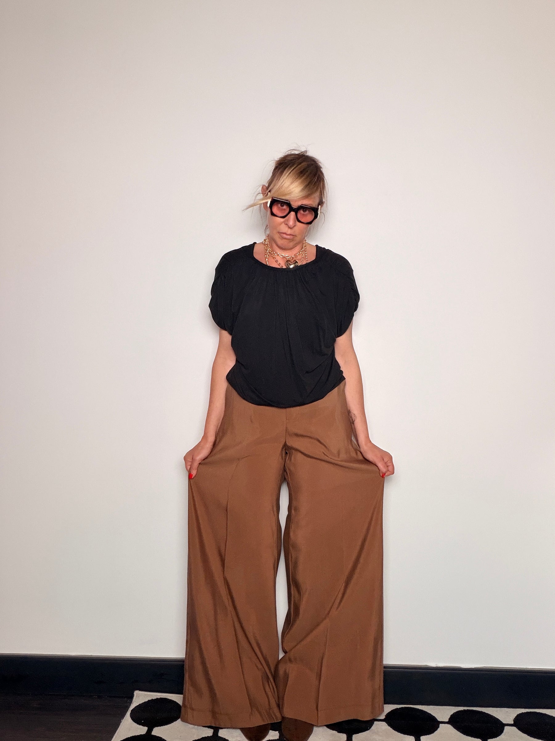 Pantalone Zampa Modal Fluido