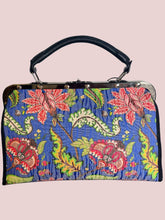 Doctor Bag Jacquard Floreale Blu – The Florentine Bag