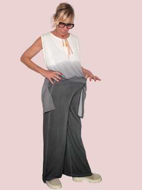Canotta Dégradé – Bianco / Grigio · Bianco / Barolo