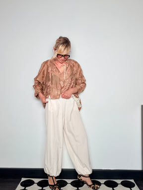 Pantalone Odalisca – Panna / Cioccolato