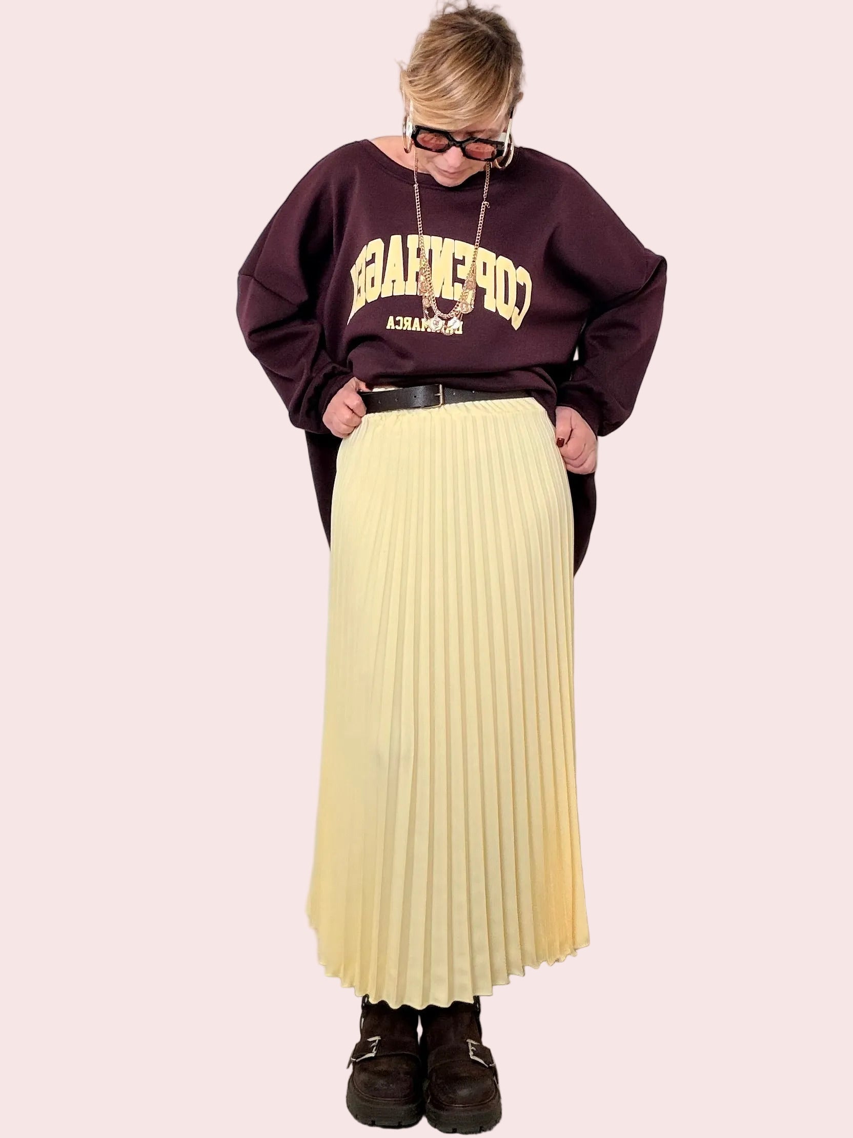 FEMALE - Gonna Plissé Lunga – Leggera, fluida e super femminile