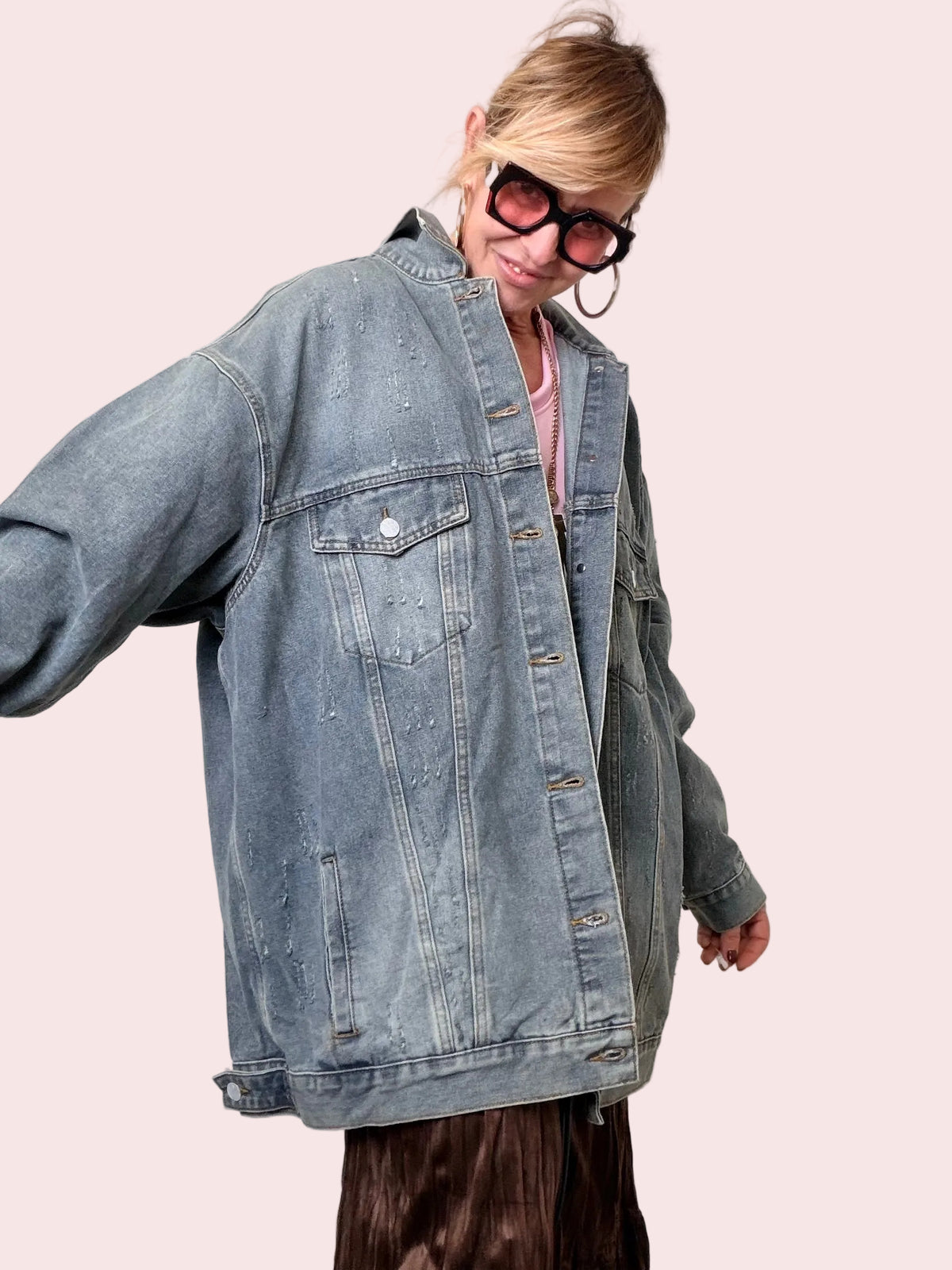 Giacca Jeans Over Vintage Style