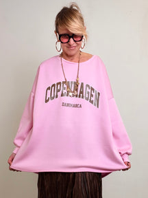 Felpa Over Stampa Copenhagen