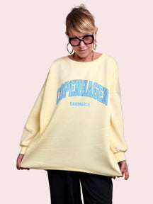 Felpa Over Stampa Copenhagen