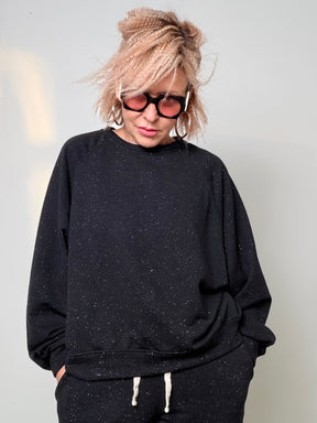 Felpa Morbida con Punti Luce