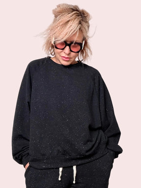 Felpa Morbida con Punti Luce