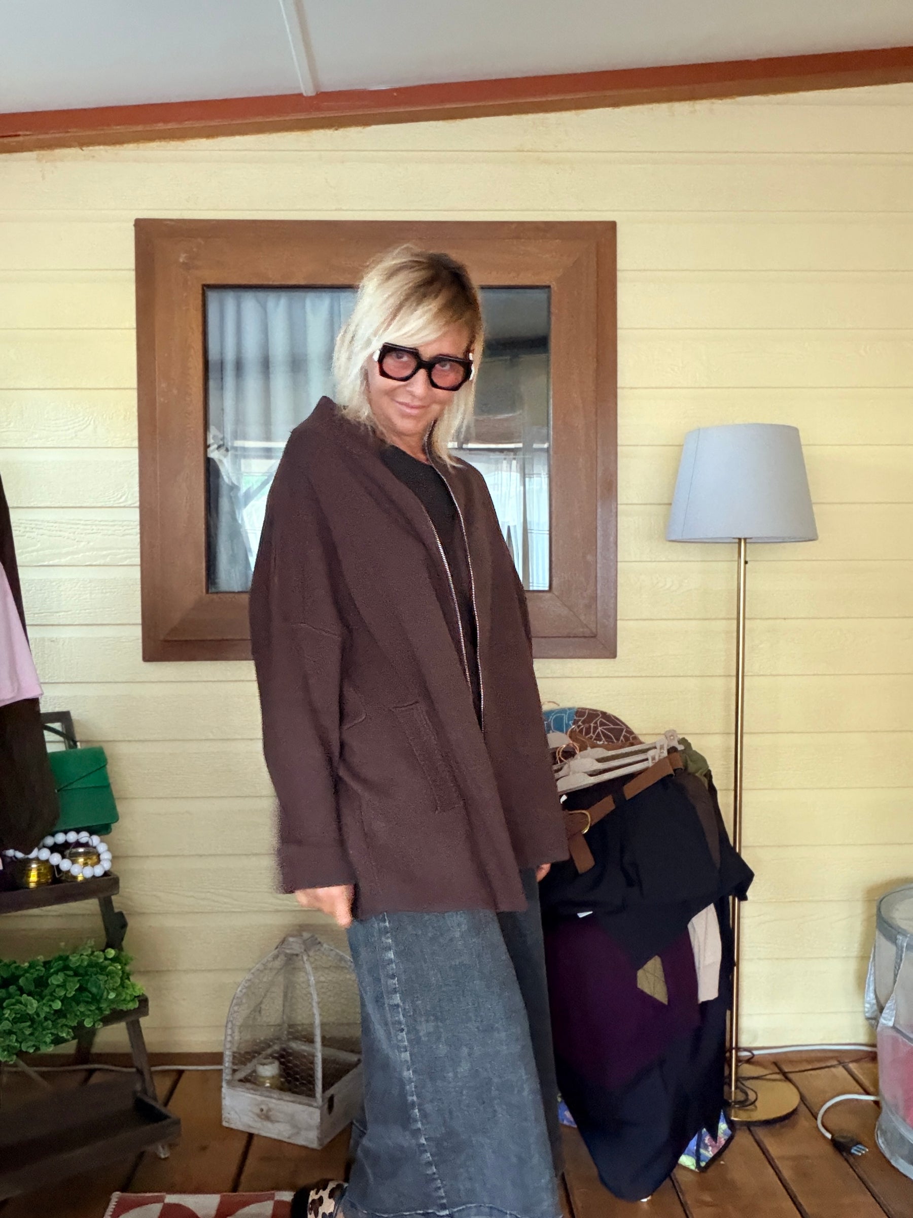 Giacca/Cardigan over in viscosa – morbida, comoda e super stilosa
