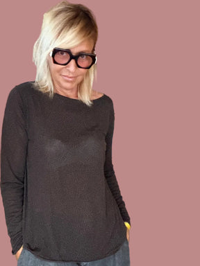 Maglia in viscosa animalier – morbida, fluida e super versatile