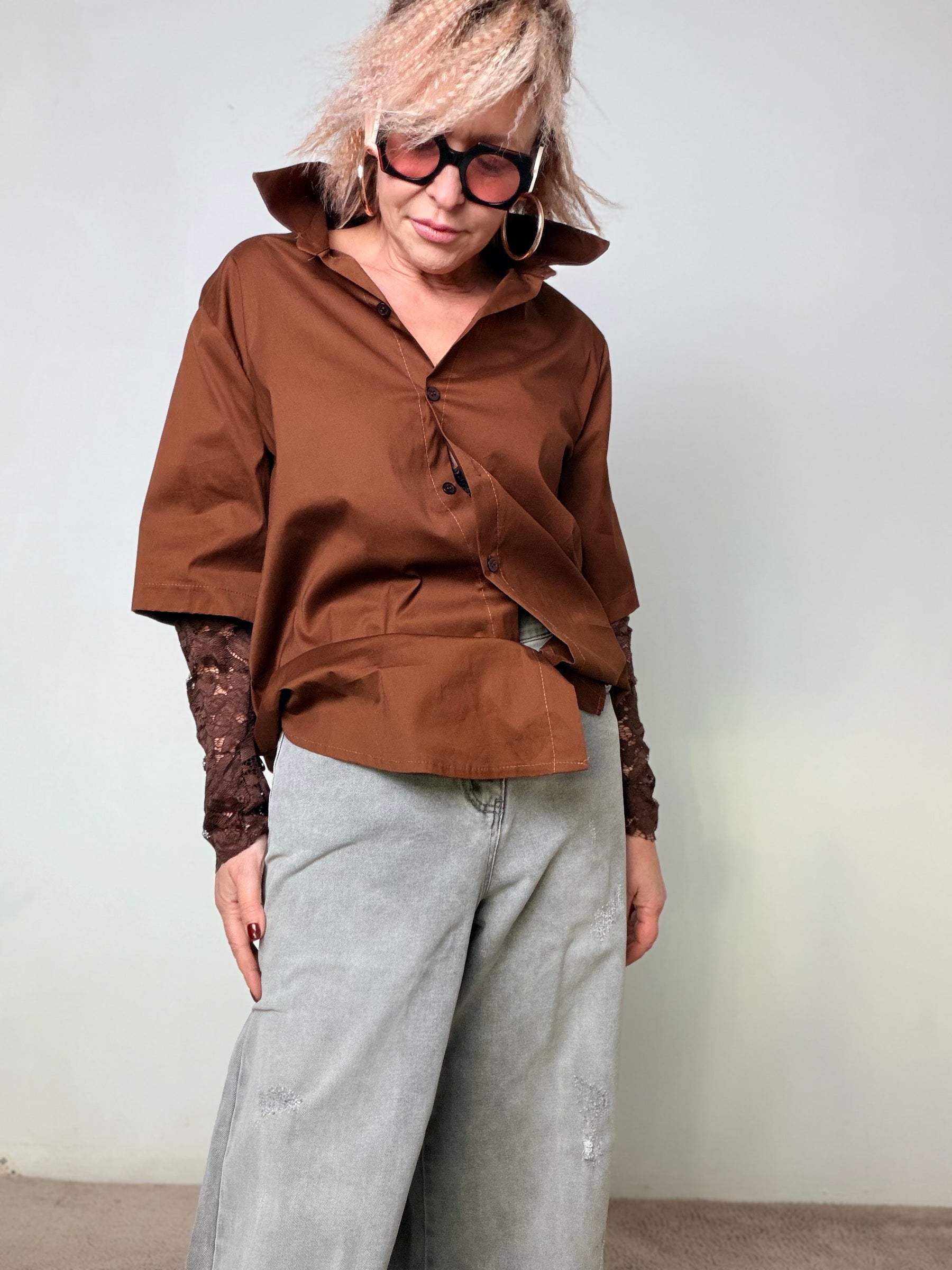 Jeans Over a Gamba Ampia