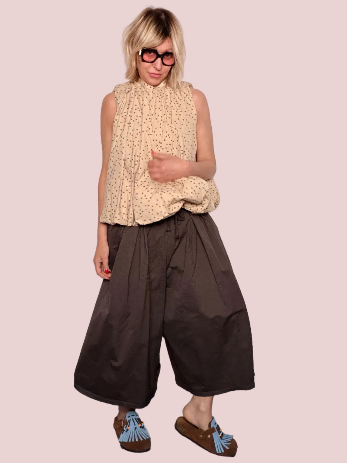 Pantalone Palazzo Ovetto con Laccetto