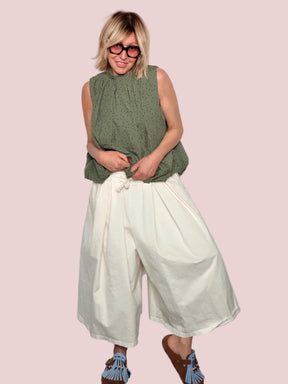 Pantalone Palazzo Ovetto con Laccetto