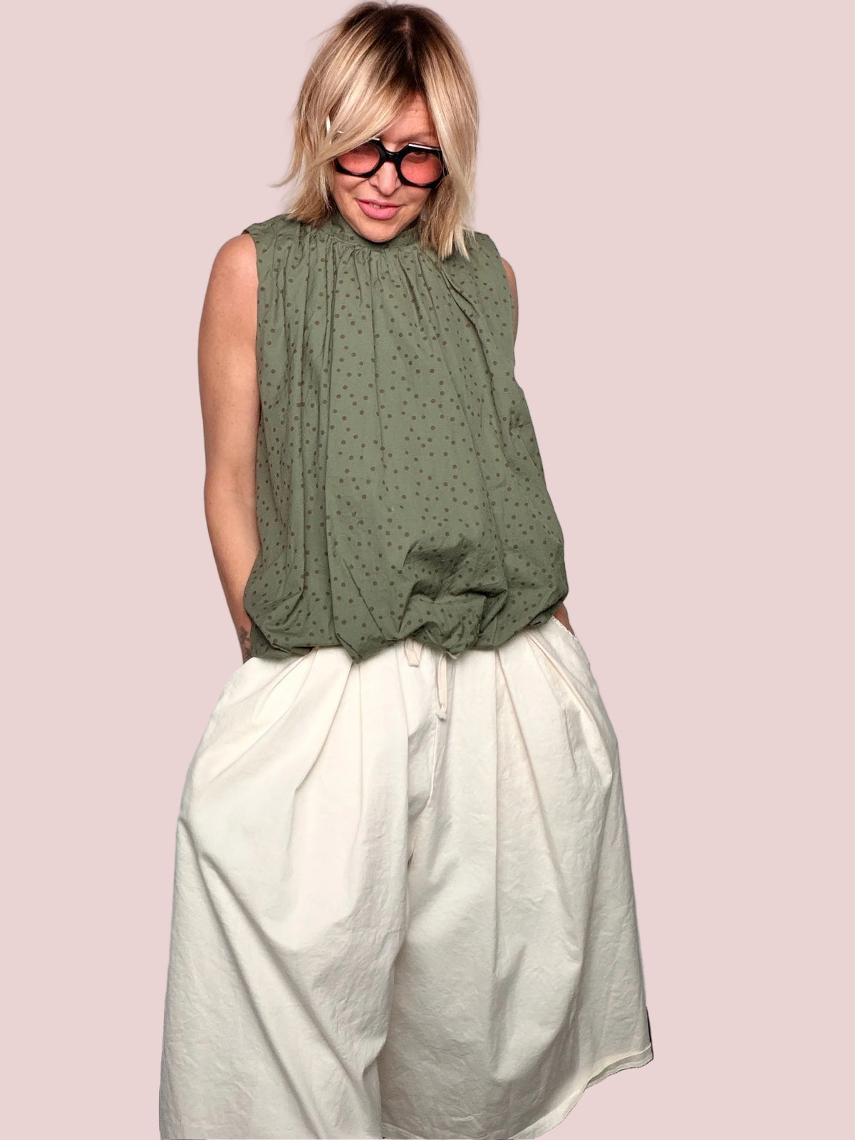 Pantalone Palazzo Ovetto con Laccetto