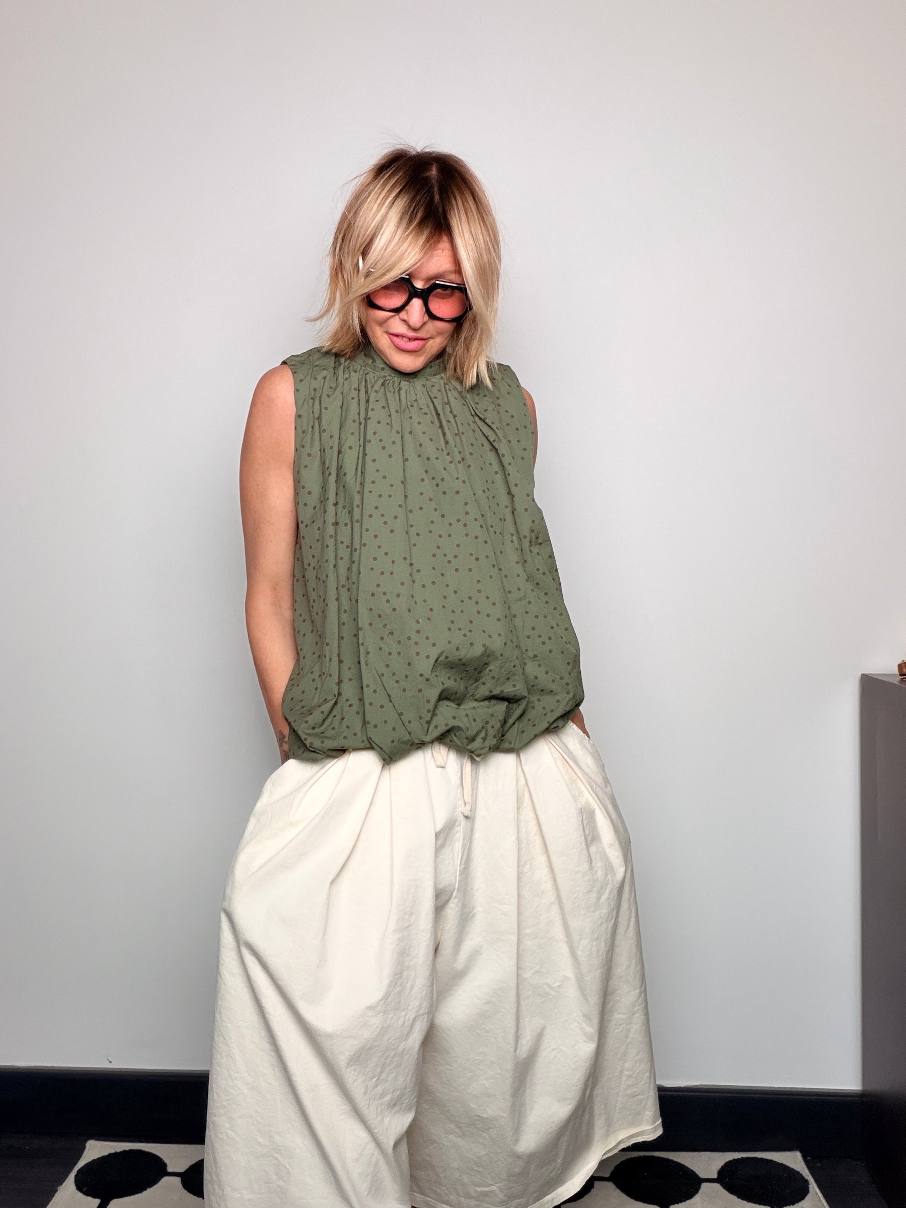 Pantalone Palazzo Ovetto con Laccetto