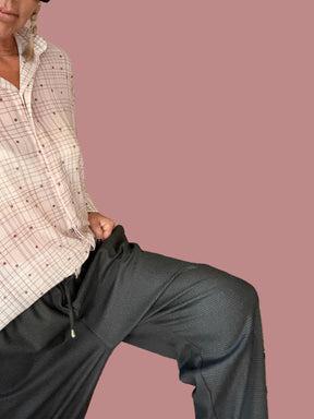 Pantalone Check con Coulisse – comfort chic