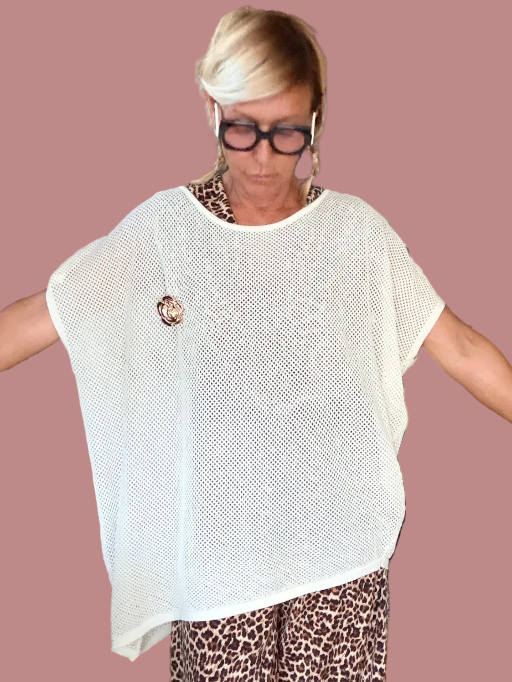 Maglia Over in Rete
