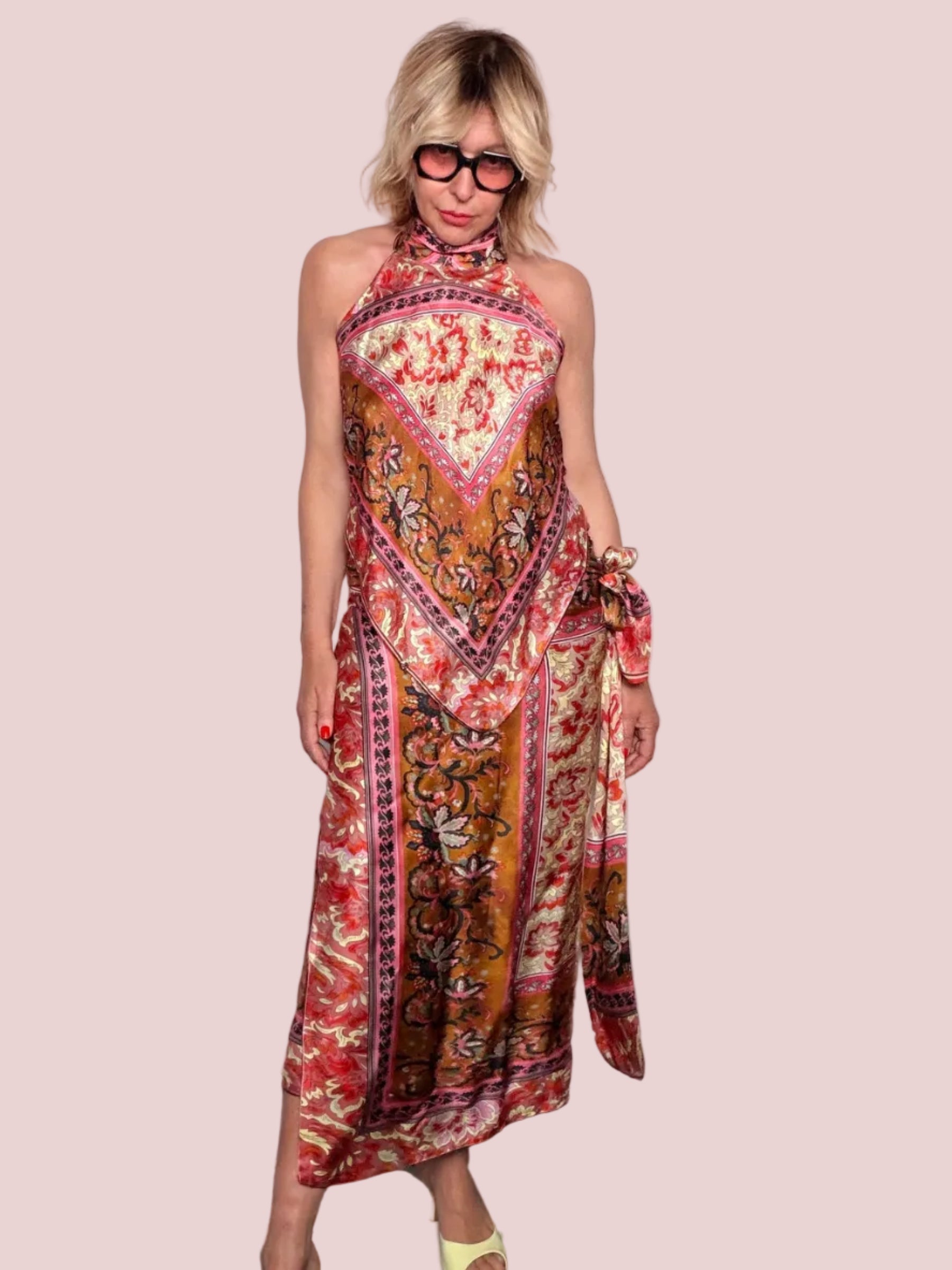 Gonna Portafoglio – Stampa Foulard Paisley