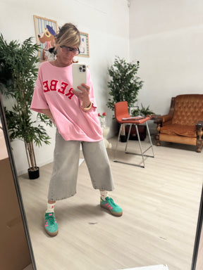 FEMALE - FELPA REBEL ROSA