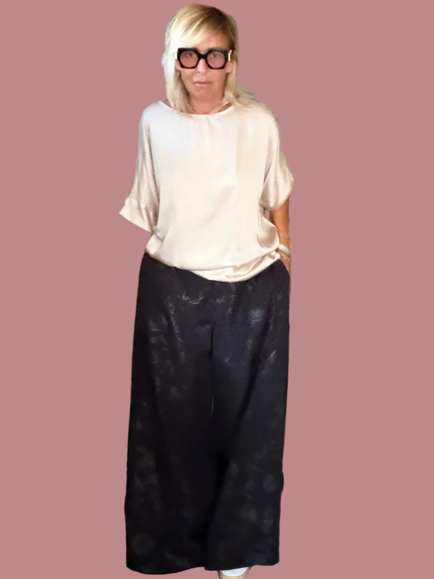 Tailleur fantasia tono su tono – Giacca e Pantalone