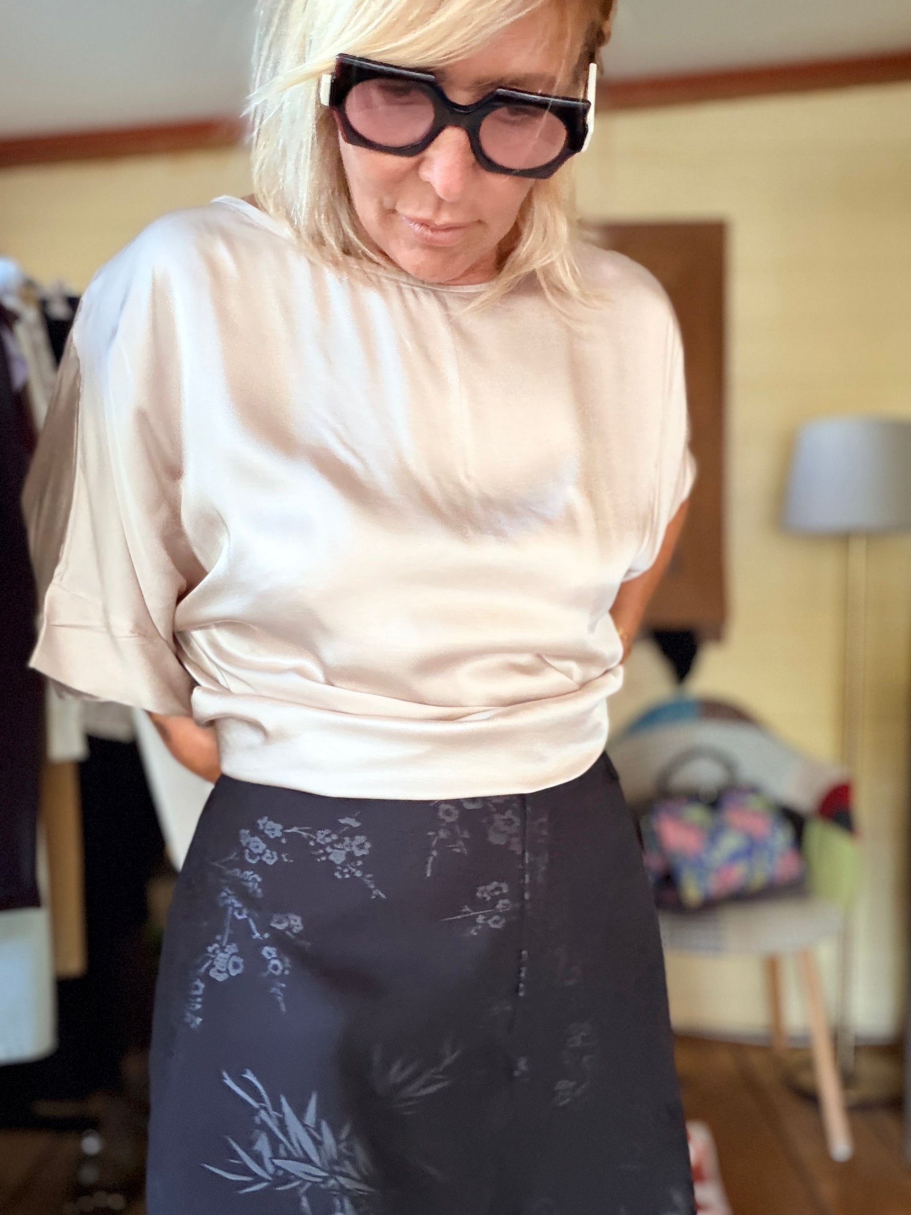 Tailleur fantasia tono su tono – Giacca e Pantalone
