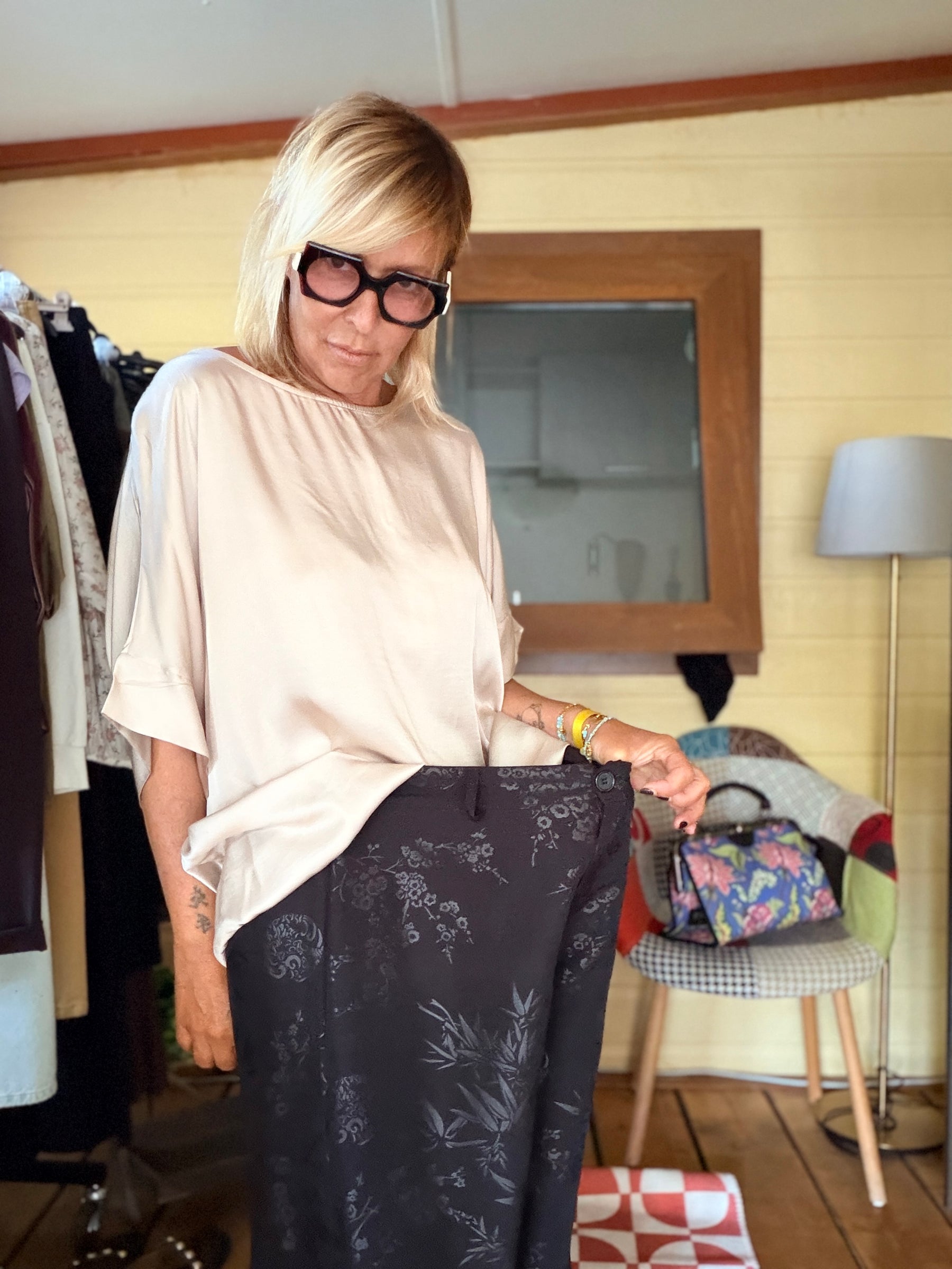Tailleur fantasia tono su tono – Giacca e Pantalone