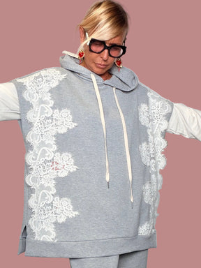 Gilet Cappuccio Pizzo