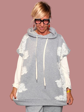 Gilet Cappuccio Pizzo
