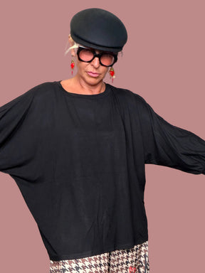 Maglia Kimono Nera