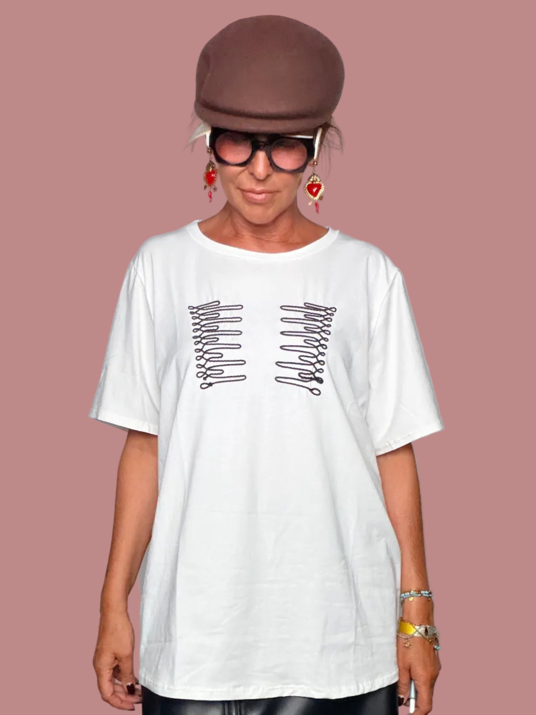 T-shirt Ricami