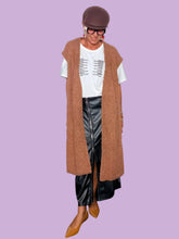 Cardigan Maxi Senza Maniche