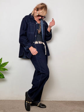 Jeans Morbido a Vita Comoda dal Mood Rilassato