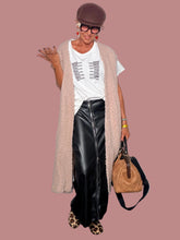 Cardigan Maxi Senza Maniche