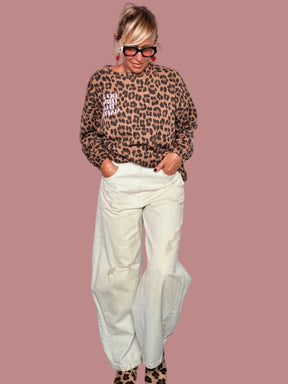 Jeans cotone avorio banana