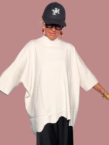 Maglia Mezzo Collo Pipistrello